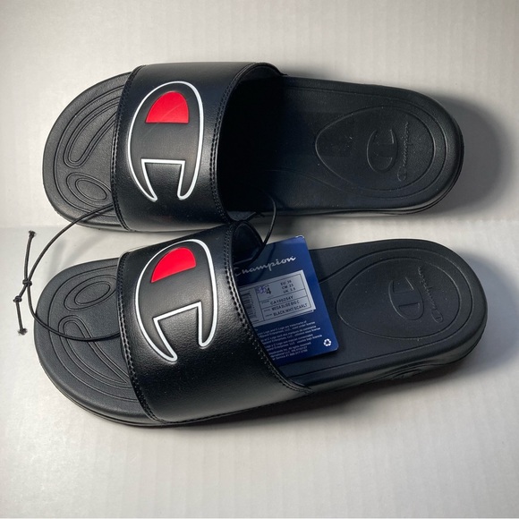 Champion Slide On Sandals Size 4Y - Picture 3 of 8
